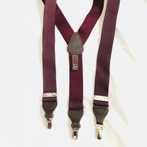 Maroon Trafalgar suspenders